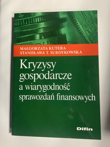 Zdjęcie oferty: Kryzysy sprawozdania finansowe Kutera Surdykowska