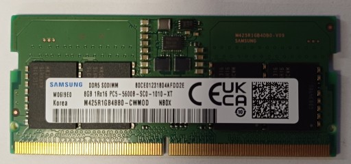 Zdjęcie oferty: RAM DDR5 SODIMM - 8GB 5600 MHz 