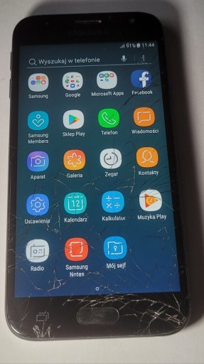 Zdjęcie oferty: Uszkodzony Samsung Galaxy J3 (2017) SM-J330FN 16Gb