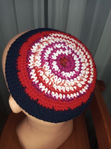 Zdjęcie oferty: L.RR-47 Nowa jarmułka kippa Izrael żyd handmade