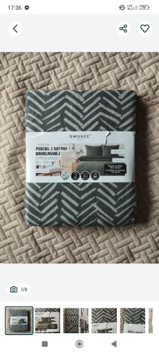 Zdjęcie oferty: Pościel satynowa bawełna 100% SMUKEE 160x200cm komplet pościeli 