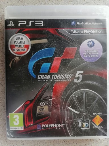Zdjęcie oferty: PS3 Gra Gran Turismo 5 Gra wyścigi na konsole j.PL