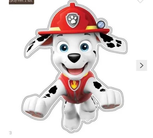 Zdjęcie oferty: Psi Patrol, Marshall, dekoracja ścienna