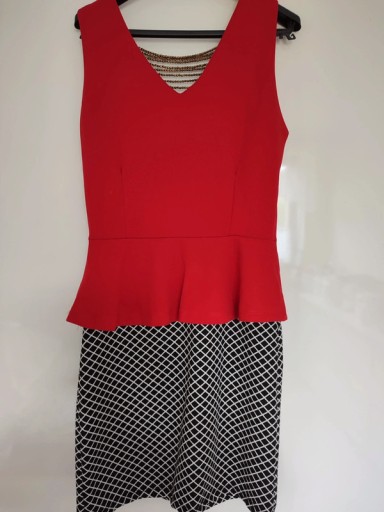 Zdjęcie oferty: Czerwono szara sukienka
