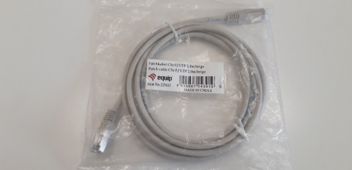 Zdjęcie oferty: Equip kabel patch cable Cat5e F/UTP 2m beżowy