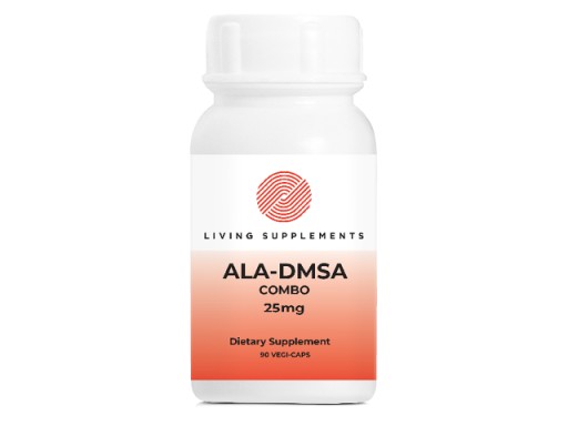 Zdjęcie oferty: ALA-DMSA Combo 25 mg 90 kaps. Living Supplements