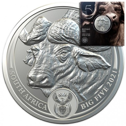 Zdjęcie oferty: Srebrna Moneta Big Five Buffalo + Faktura zakupu