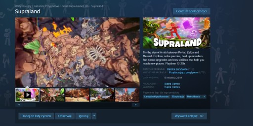 Zdjęcie oferty: Supraland Steam Key