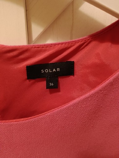 Zdjęcie oferty: Sukienka marki Solar, różowa rozmiar 36