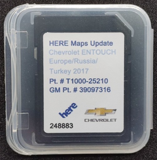 Zdjęcie oferty: Aktualizacja map dla Chevrolet EnTouch
