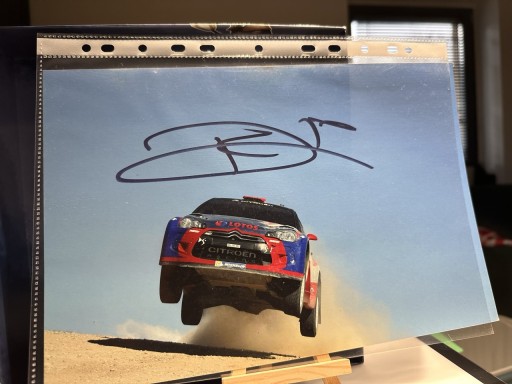 Zdjęcie oferty: Robert Kubica - zdjęcie z autografem A4