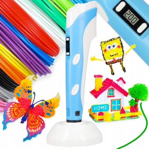 Zdjęcie oferty: Długopis 3D PEN 2 Drukarka+ Kolorowe Wkłady ZESTAW