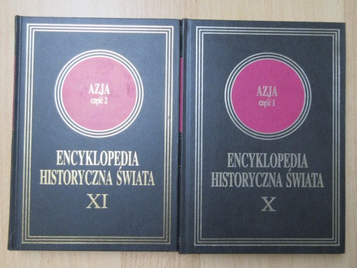 Zdjęcie oferty: 2 książki Encyklopedia Azja Antarktyka M. Dziekan