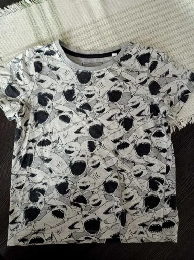 Zdjęcie oferty: Bluzka t-shirt C&A rekiny r. 122