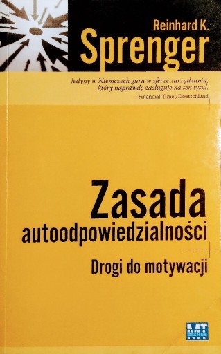 Zdjęcie oferty: Sprenger Zasada autoodpowiedzialności