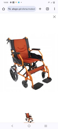 Zdjęcie oferty: Wózek inwalidzki Mobickinic ręczny 