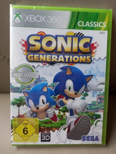 Zdjęcie oferty: Gra Sonic Generations xbox 360 Nowa w folii !!!