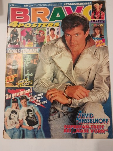 Zdjęcie oferty: BRAVO nr 14-1990 j. niem David Bowie ,ROXETTE