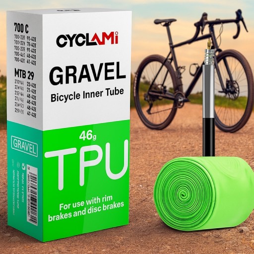 Zdjęcie oferty: Dętka CYCLAMI Ultralight TPU 700C 32-47C FV45mm gravel MTB