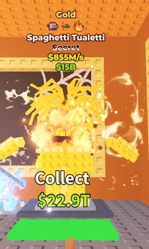 Zdjęcie oferty: Spaghetti Tualetti 855m/s!!! ULTRA RZADKI Steal a Brainrot Roblox SEKRET