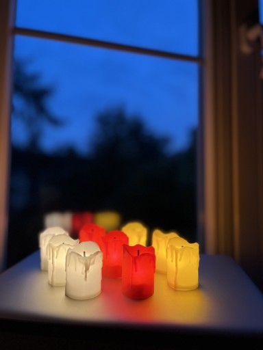 Zdjęcie oferty: Świeca LED Halloween na batareii 3 kolory