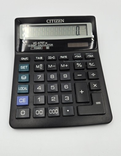 Zdjęcie oferty: Kalkulator biurowy CITIZEN VC-470T III 12-cyfrowy