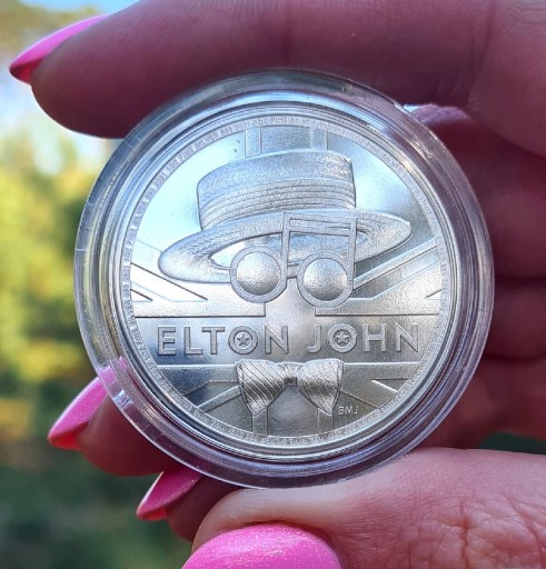 Zdjęcie oferty: Srebrna moneta Elton John 2021, 1oz