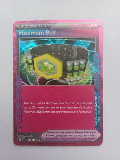 Zdjęcie oferty: Karta Pokemon Maximum Belt TEF 154/162