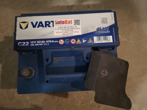 Zdjęcie oferty: Akumulator VARTA BLUE DYNAMIC 52Ah 470A P