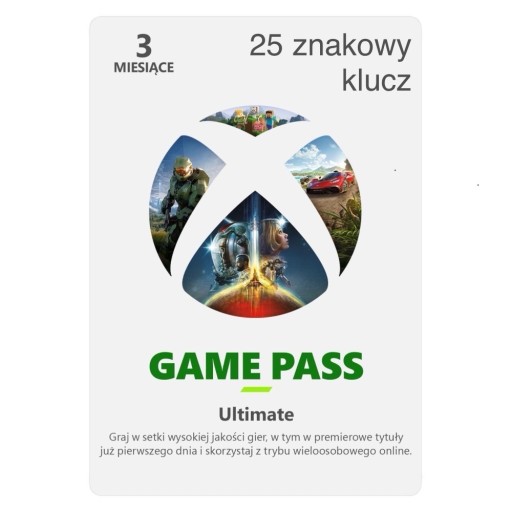 Zdjęcie oferty: Klucz Xbox Game Pass Ultimate 3 miesiące 3 months