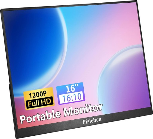 Zdjęcie oferty: Monitor Pisichen 16 cali, FHD 1920 x 1080p