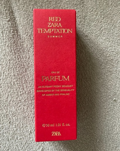 Zdjęcie oferty: Zara Red Temptation SUMMER 30 ml nowe perfumy