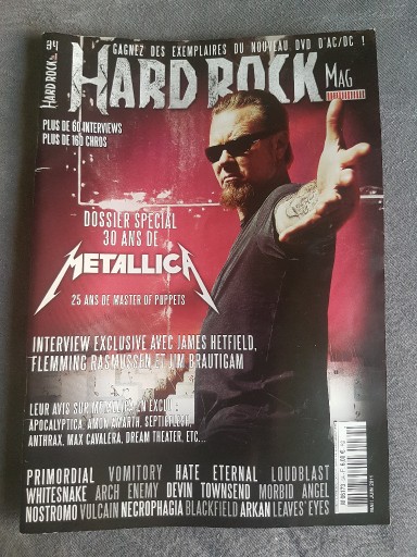 Zdjęcie oferty: Hard Rock mag 34/2011 Metallica Arch Enemy Arkan