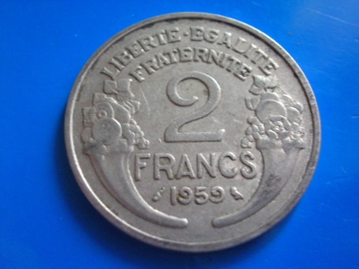 Zdjęcie oferty: Francja 2 francs franki 1959