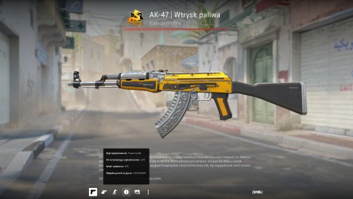 Zdjęcie oferty: AK-47 Wtrysk paliwa fn+ M4A4 | Temukau cs go2 skin