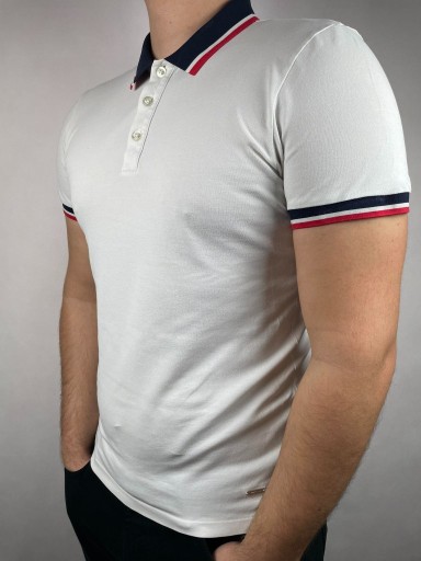 Zdjęcie oferty: Koszulka Polo Hugo Boss XL slim fit biała