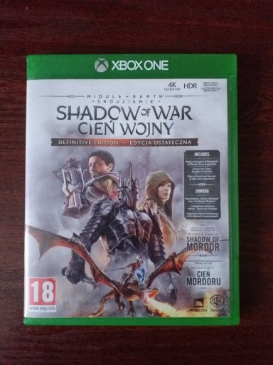 Zdjęcie oferty: Śródziemie Cień Wojny Edycja Ostateczna Xbox One