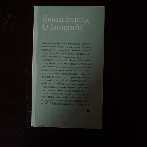 Zdjęcie oferty: sontag susan o fotografii