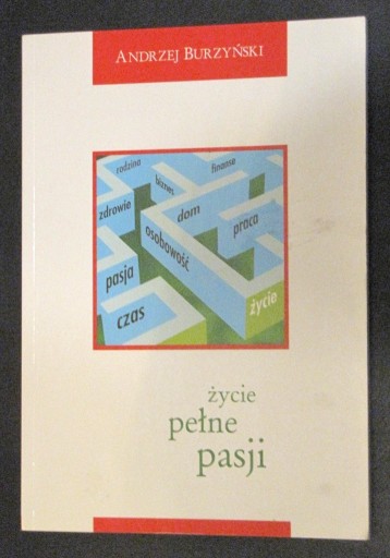 Zdjęcie oferty: Andrzej BUrzyński ŻYCIE PEŁNE PASJI