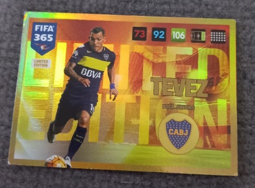 Zdjęcie oferty: Tevez Limited Edition 2017 Panini 