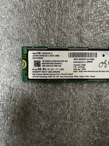 Zdjęcie oferty: Dysk SSD Liteon CV8-8E128-11 M.2 2280 128GB 