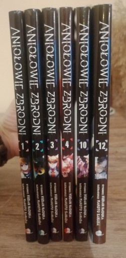 Zdjęcie oferty: Manga - Aniołowie zbrodni - 6 tomów 