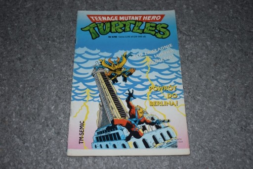 Zdjęcie oferty: Turtles komiks 4/96 TM-Semic lata 90 Żółwie DB+