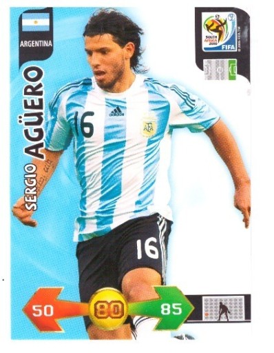 Zdjęcie oferty: PANINI WORLD CUP 2010 AFRICA AGUERO ARGENTYNA