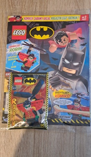 Zdjęcie oferty: Komiks Lego Batman 03/22 "Robin+heliplecak"