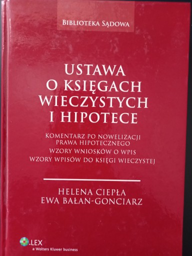 Zdjęcie oferty: Księgi wieczyste hipoteka Ciepła Bałan-Gonciarz