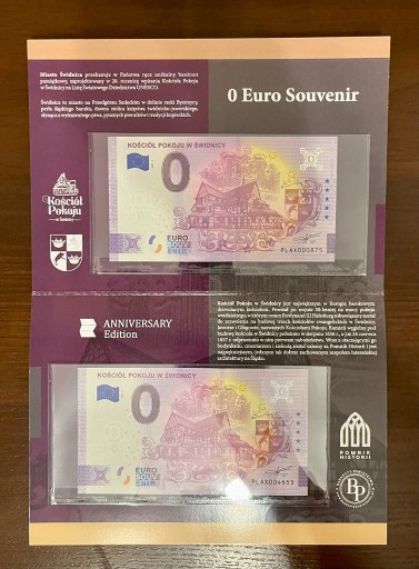 Zdjęcie oferty: 0 EURO Kościół Pokoju Świdnica Anniversary Edition