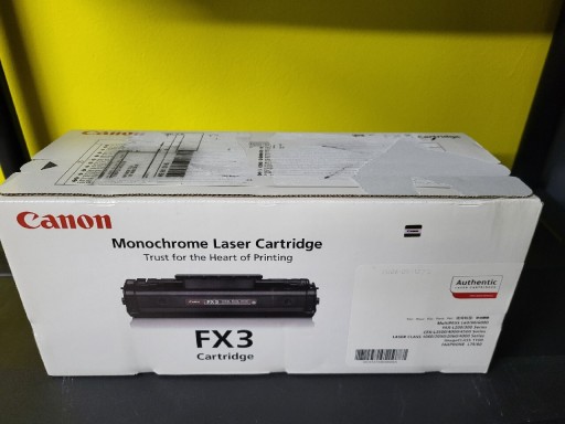 Zdjęcie oferty: Toner CANON FX3 czarny (black) ORYGINAŁ