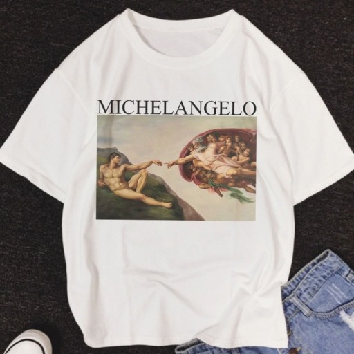 Zdjęcie oferty: Koszulka Oversize MICHAELANGELO UNISEX