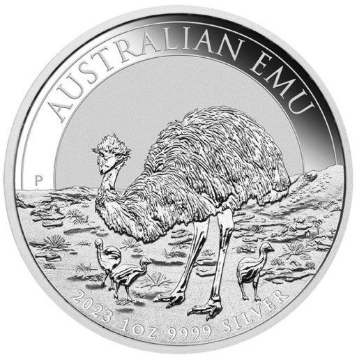 Zdjęcie oferty: Australijski Emu 1 uncja Srebra 2023